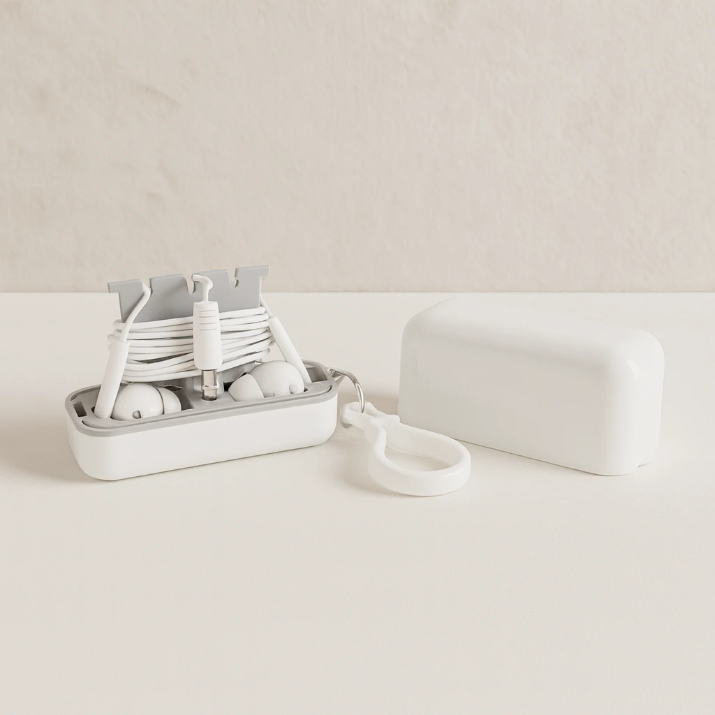 Earphones with Protective Case Saudi Arabia