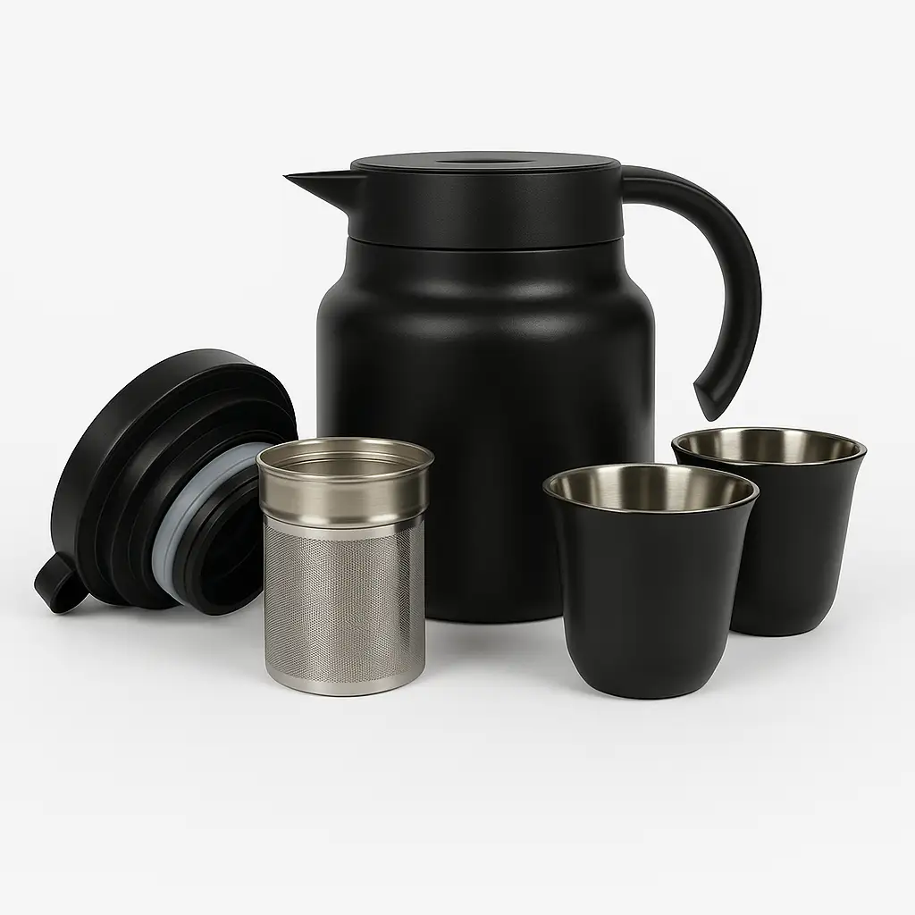 Arabic Tea & Coffee Pot with Cups Set