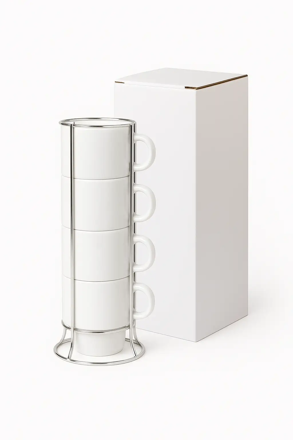 Ceramic Coffee Cups Set 4Pcs