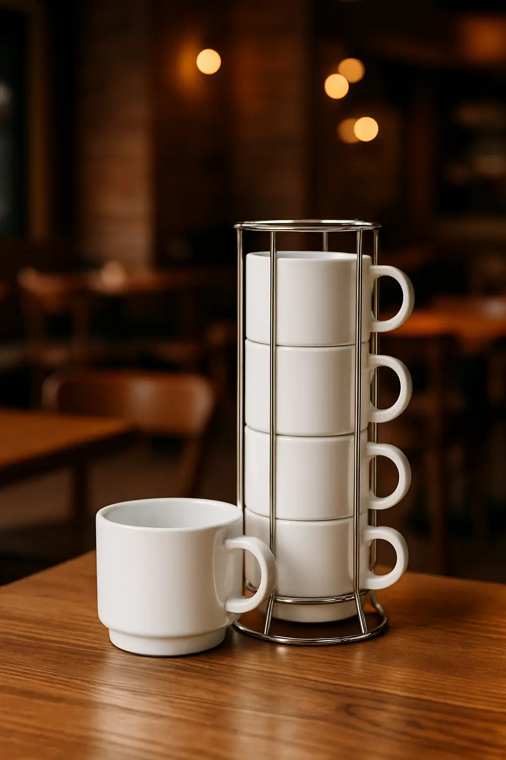 Ceramic Coffee Cups Set 4Pcs