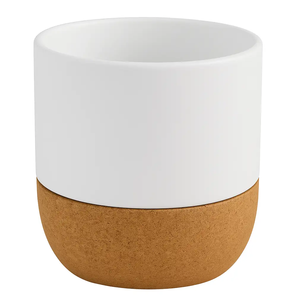 Ceramic Cup with Cork Base