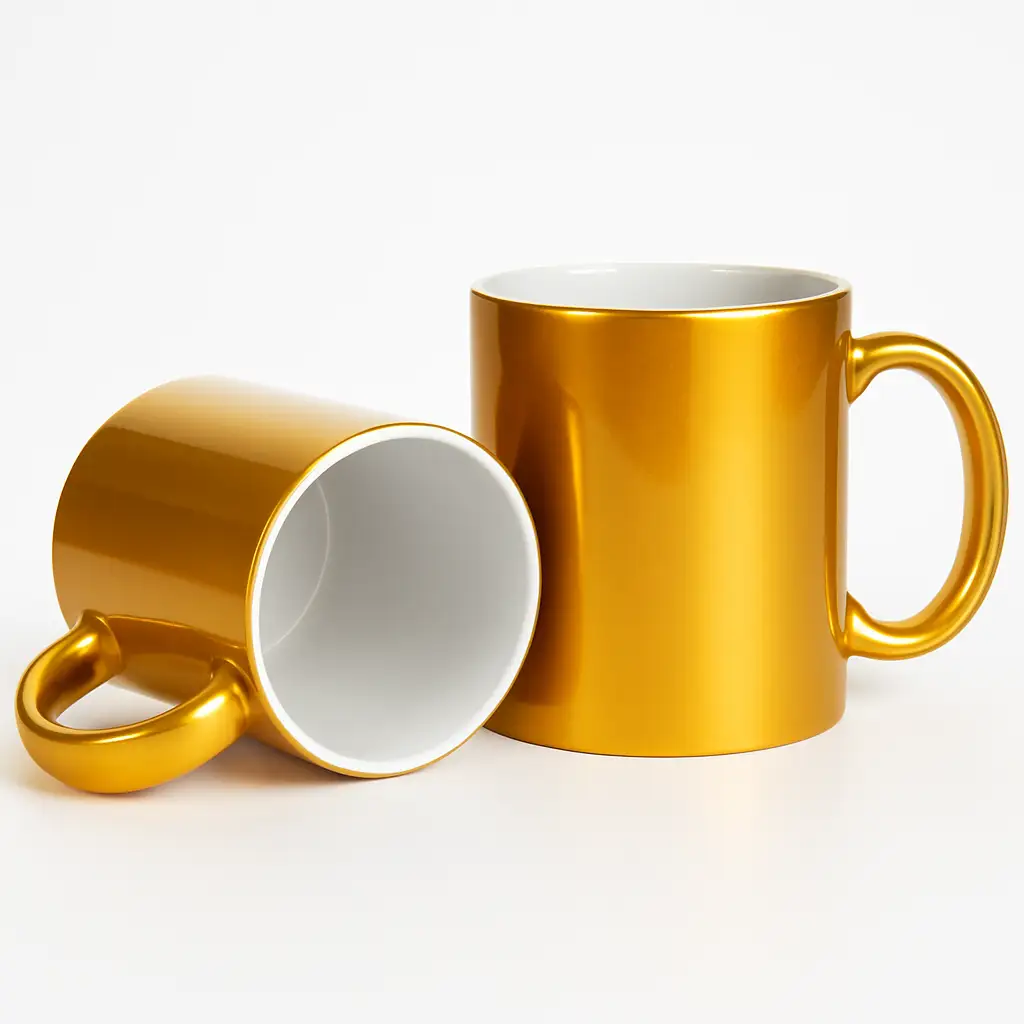 Gold Ceramic Mugs