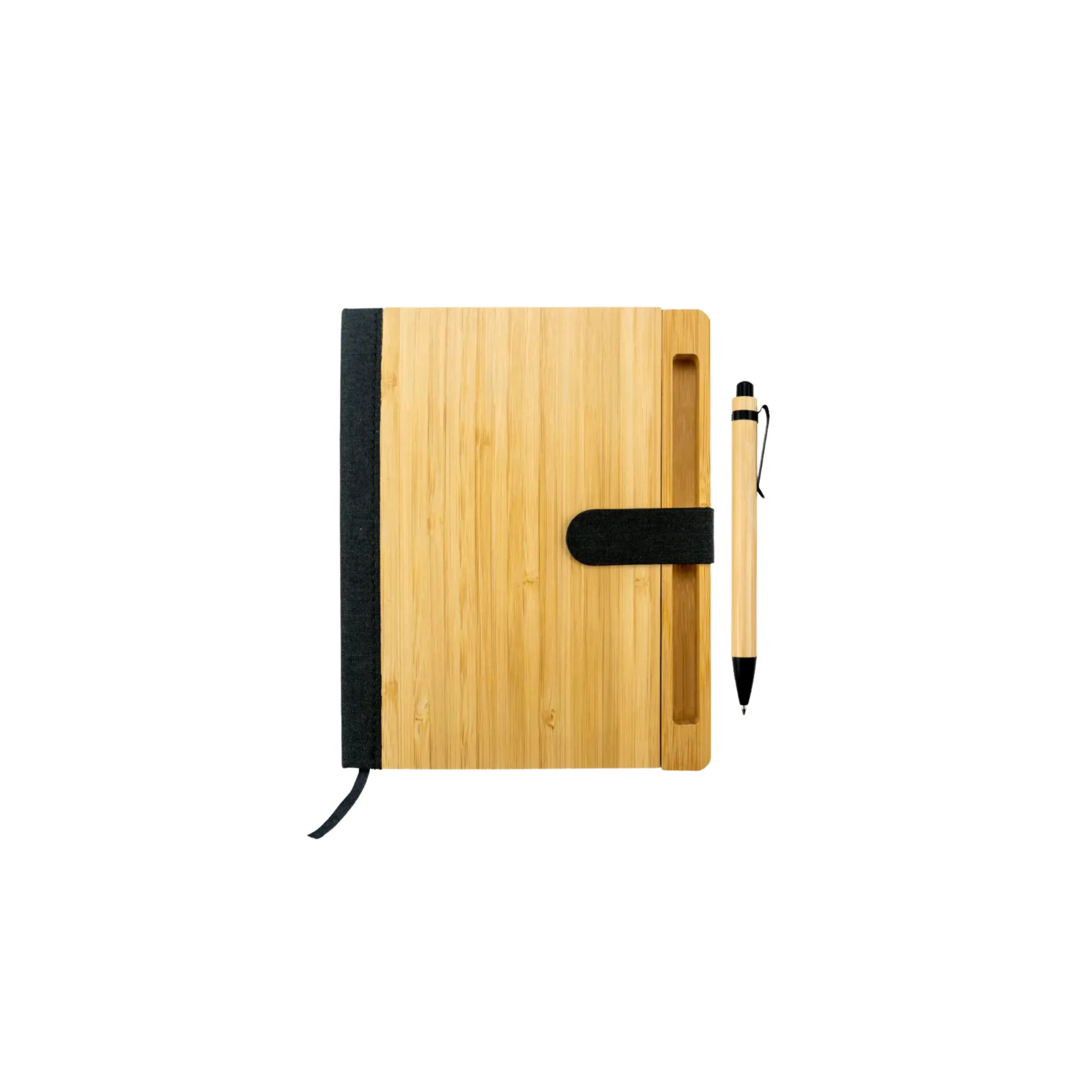 Bamboo and rPET Notebooks with Pen