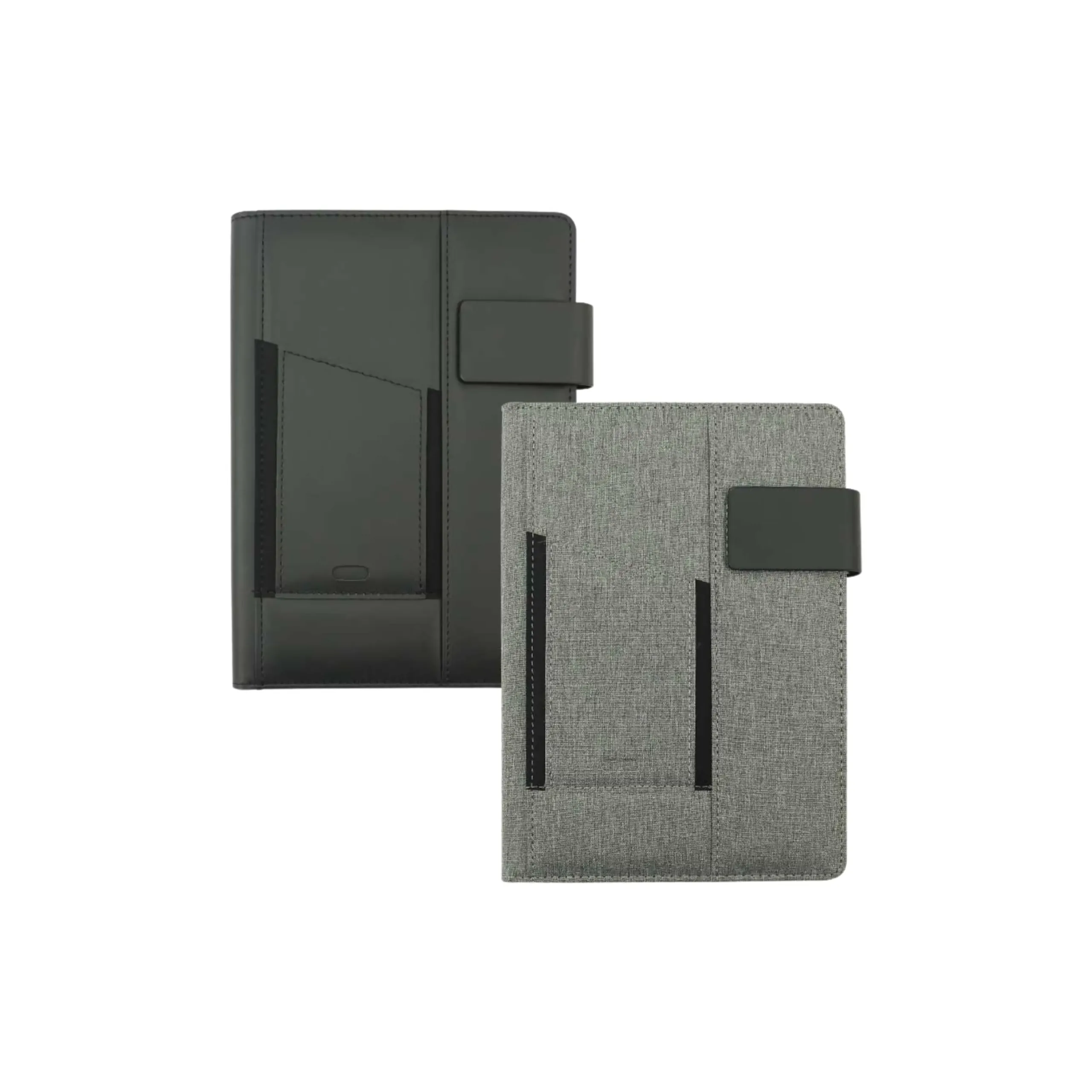 Portfolio Notebooks with Multi-purpose Holder